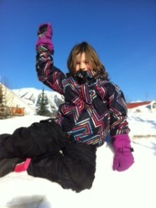 Forget Polar Peak -- Avery has just conquered another snowbank.