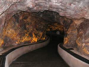 So OCD are cavern officials, you can't even touch man-made stuff en route to the caves.