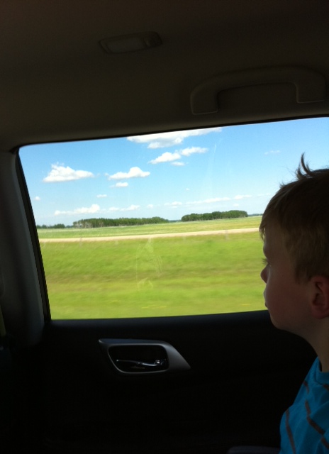 Big prairie skies and fertile fields -- road trip eye candy.