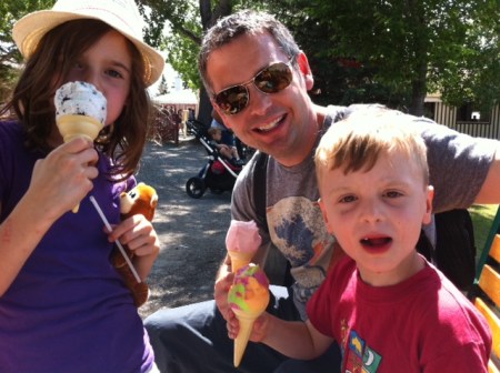 Three cheers for chilly cones from Vulcan Ice Cream Parlour at Heritage Park.