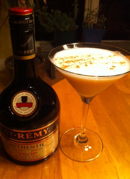 I prefer cognac in my brandy flip. 