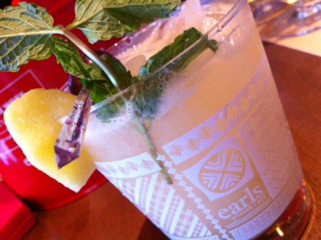 Earls' Mai Tai, a tart and tropical classic cocktail, pairs nicely with shellfish.