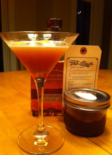 It may just be the charred orange syrup that makes this cocktail.