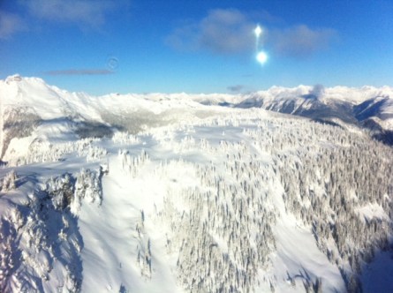 View from the chopper. Sublime.