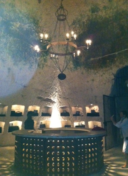 The Piper Heidsieck cellars feel ancient, like you could get lost in a champagne catacomb but at least not get thirsty!