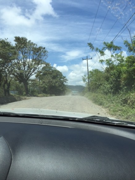 Many smaller roads aren't paved and travel is sloooow.