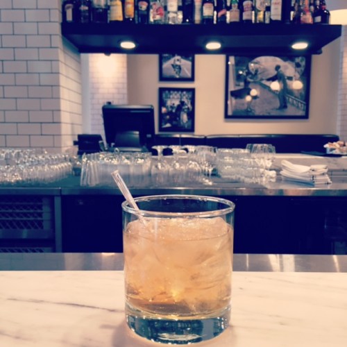 Parc Cafe and Brasserie makes an Old Fashioned using French ingredients.