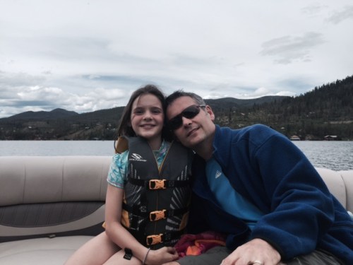 Enjoying the scenery.