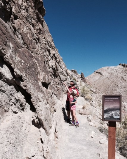 Spotting fossils along the Fossil Discovery Trail at Dinosaur National Monument.