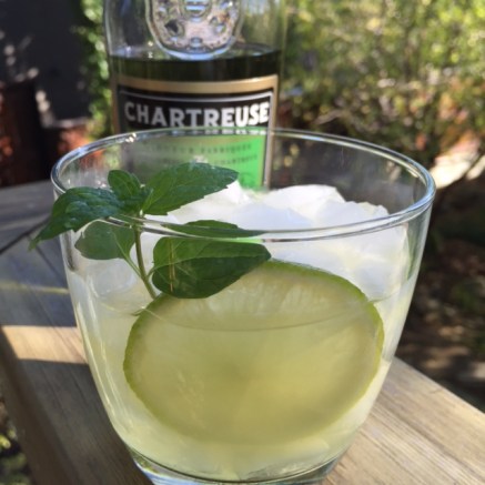 This savoury drink with tequila and Green Chartreuse doesn't mess around.