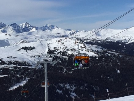 I love this new chair. It's better than a warming hut because it simultaneously transports you = no wasting a run!