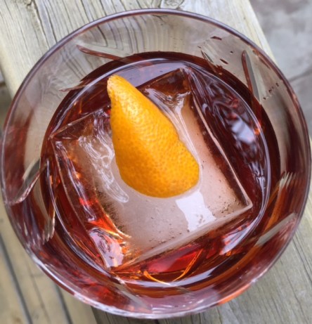 This Tequila Negroni is spirit forward -- perfect for Father's Day.