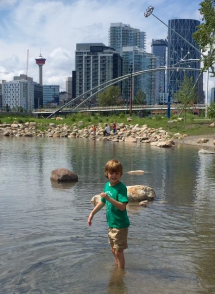 St. Patrick's Island is a lovely redeveloped urban park between the Calgary Zoo and East Village. 