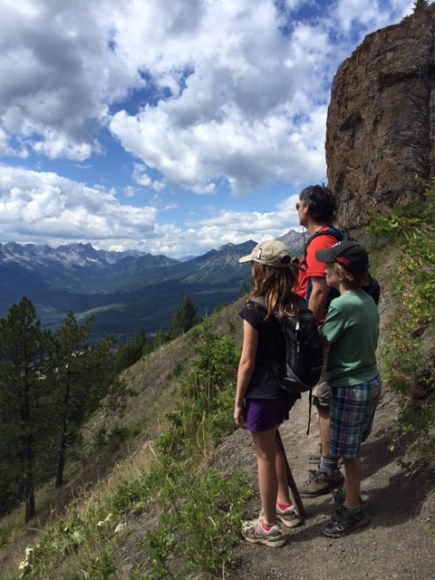 That moment when we reached Castle Rocks outcrop. 