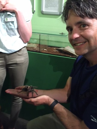 Now I know who to call when I see a spider on the wall...